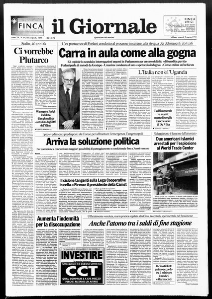 Il giornale : quotidiano del mattino